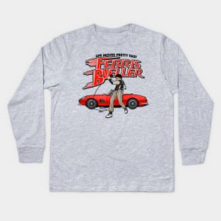 Ferris Racer Kids Long Sleeve T-Shirt